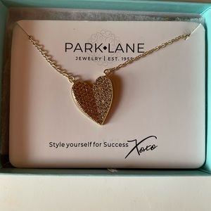 Park Lane Heart Necklace Gold